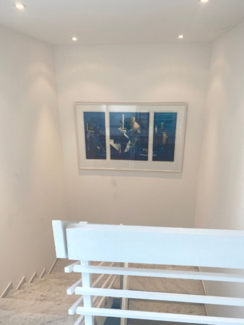 Moderne, schöne, teilmöblierte 4-Zimmer-Wohnung mit Balkon und EBK in Albachten - Treppenhaus (83192)