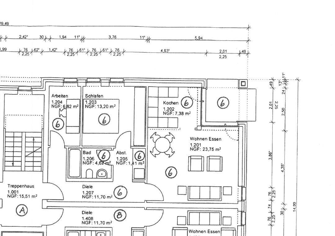 Schöne 3-Zimmer-Wohnung mit Terrasse, EBK und Garage in Roxel - Photo 4