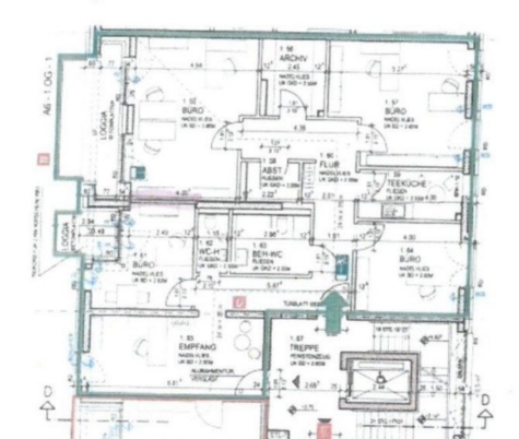 ERPHOBOGEN MÜNSTER – moderne, großzügige Büro-/Praxisflächen - Grundriss Bohlweg Praxis, Büro (91524)