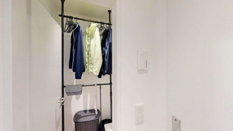 Helle 1-Zimmer-Wohnung mit moderner Ausstattung in Münster-Nord! - Abstellraum/ Garderobe (88132)