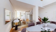 Wohnzimmer, Staged - Historischer Charme & moderne Weite – Vielseitig wohnen und repräsentativ arbeiten!