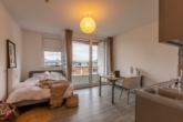 Ideale Studentenwohnung: 1-Zimmer-Apartment in Münster in bester Lage! - Wohnbereich