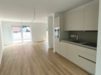 Koch- und Essbereich - Modernes 1-Raum-Appartement mit Terrasse, Garten und EBK!