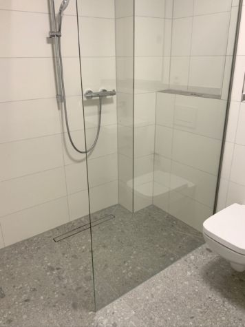 1-Zi.-Appartement mit EBK, Terrasse, Keller, TG-Stellplatz in MS-Hiltrup - bodengleiche Dusche (91181)