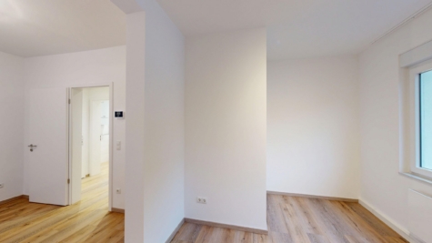 Stilvolles Wohnen in Aasee-Nähe: Exklusive 2-Zimmer-Wohnung - Wohnzimmer (85263)