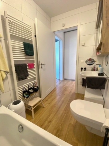 Schöne 3-Zimmer-Wohnung mit EBK und Balkon in Roxel - Badezimmer 1 (88868)