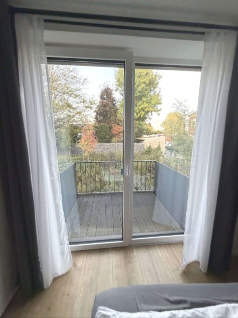 Schöne 2-Zimmer-Wohnung mit 2 Balkone, Keller, TG-SP in MS-Gievenbeck - Blick auf Balkon 2 (95252)